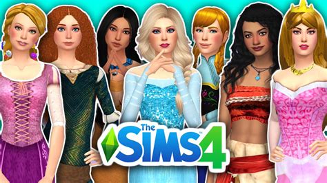 Simlaughlove Downloads Sims 4 Cc Disney Princess Sims 4