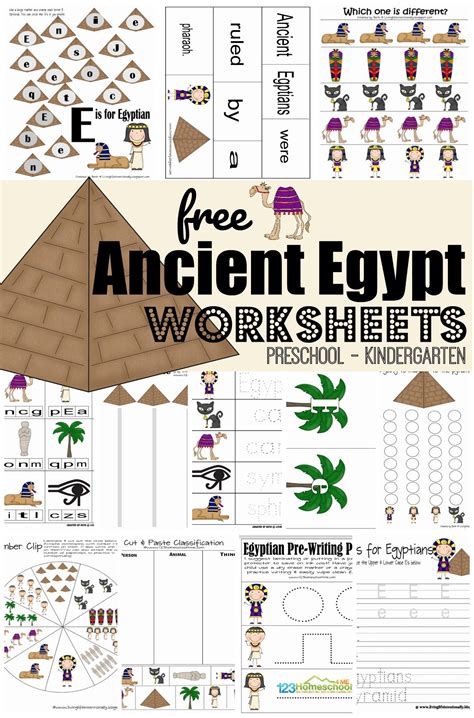 Ancient Egypt Worksheets Printables Pdf