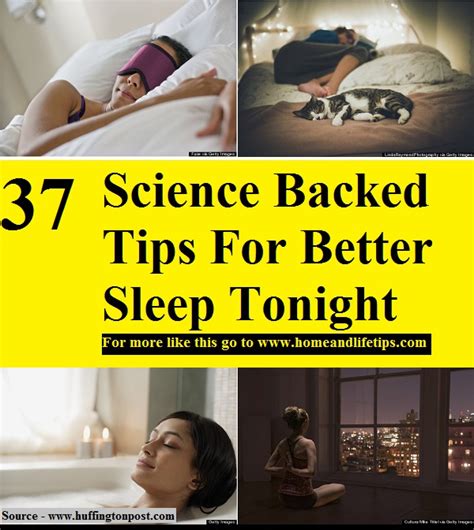 37 Science Backed Tips For Better Sleep Tonight Home And Life Tips