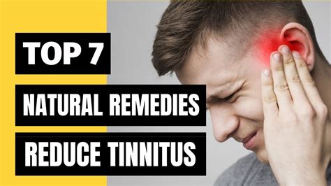 7 Natural Remedies To Reduce Ringing In Your Ears Youtube