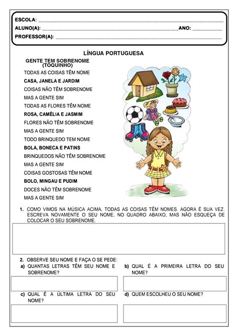 Texto Gente Tem Sobrenome