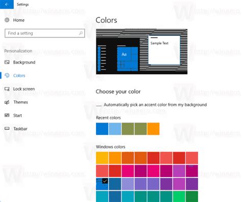 How To Clear Recent Colors In Windows 10 Settings
