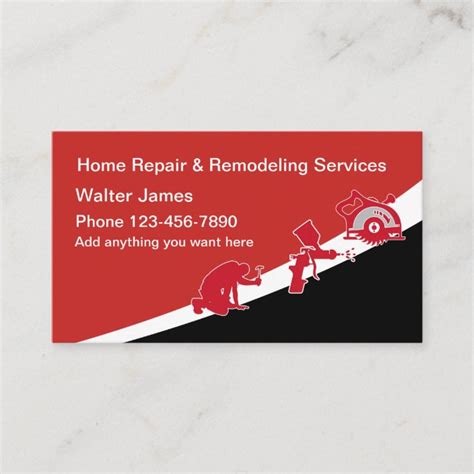Home Repair And Maintenance Business Card