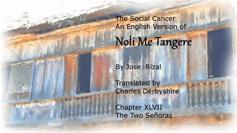 Noli Me Tangere Chapter 47 The Two Señoras English Translation