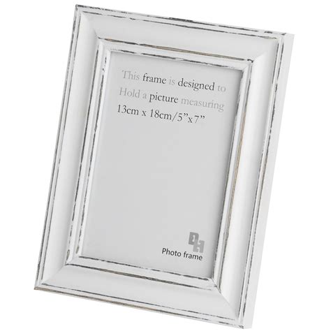 5 X 7 Inch Antique White Photo Frame From Hill Interiors