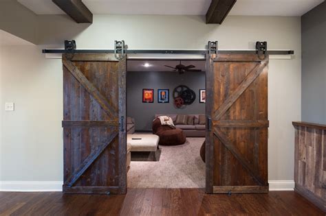 How to choose a window + removal/installation guide Old World Basement Barn Doors - Rustic - Basement - Indianapolis - by Case Design/Remodeling Indy