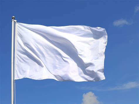 Large White Flag 5x8 Ft Royal Uk