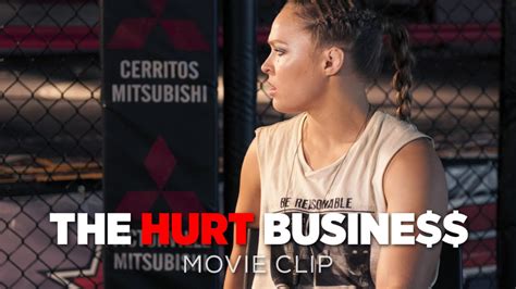 The Hurt Business Movie Clip Ronda Rousey Defends Mmas Place In