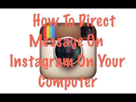 Unlike other apps, instagramfor iphone and ios is basically the same. How To Send Direct Messages Through Instagram on Your Computer - YouTube