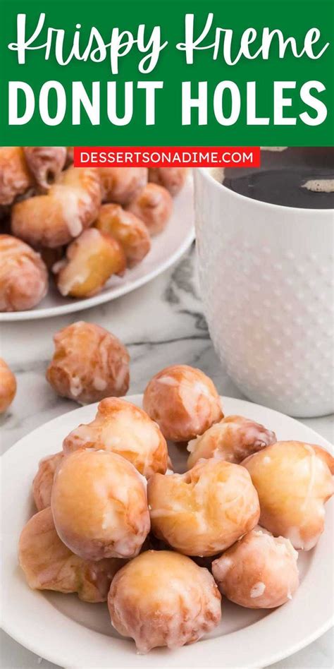 Krispy Kreme Donut Holes Doughnut Recipe Easy Donut Hole Recipe