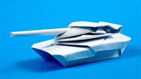 How To Make A Paper Tank Origami Tank Youtube
