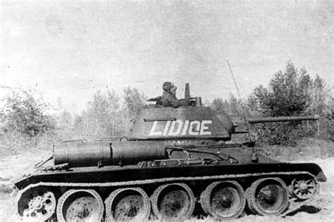 Soviet Tanks In Czechoslovak Army Durind Wwii
