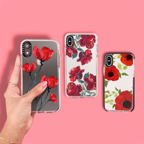 Casetify Impact Floral Iphone Xr Case Clear Iphone Xr Case Clear