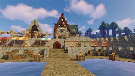 How To Build A Medieval Dock In Minecraft My Medieval Ship Minecraft