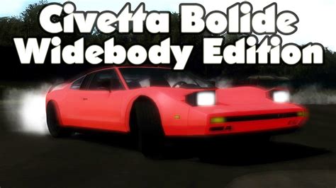 Beamng Civetta Bolide Widebody Edition Youtube