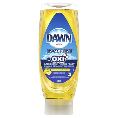 Dawn Ez Squeeze Ultra Oxi Dish Soap Lemon Scent 535 Ml Canadian Tire