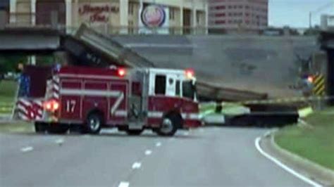 Crews Rescue Driver After Bridge Collapses Onto His Truck Latest News