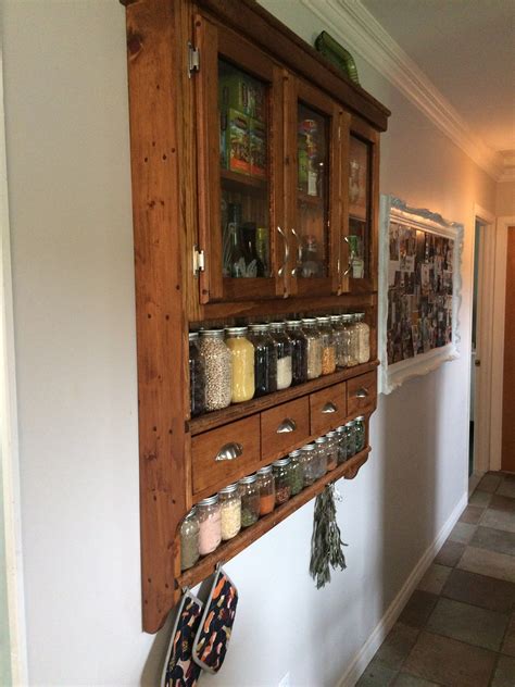 Spice Rack Mason Jar Shelf Chefs Spice Rack Organizer Wall Etsy