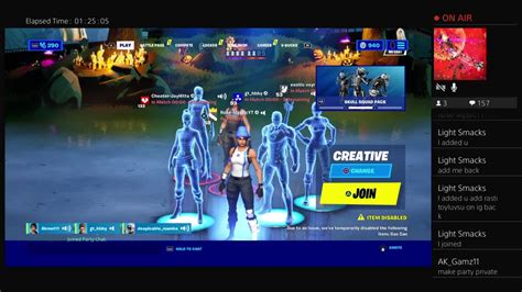 Live Fortnite Clan Tryouts Youtube