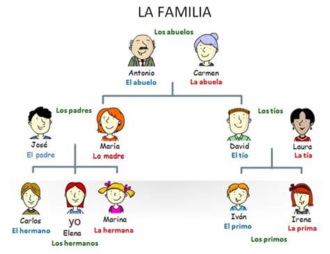 4th Grade La Familia Diagram Quizlet