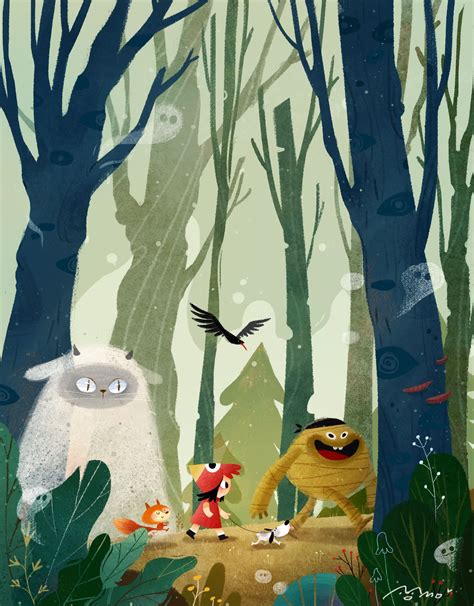Forest Adventure On Behance Art And Illustration Illustrations And