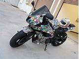 Vinyl Wrap Motorcycle Frame Pictures