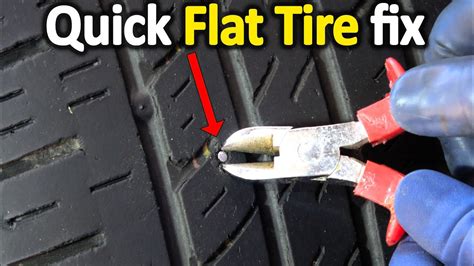 How To Fix A Flat Tire On The Spot Do It Yourself Guide Youtube