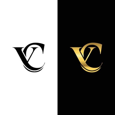 Premium Vector Initial Logo Vector Letter Vc Modern And Clean Elegant