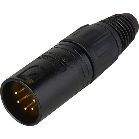 Tecnec 5 Pin Xlr Male Connector With 120 Ohms Resistor Dmx Term