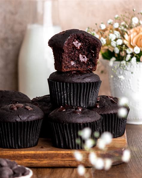 Double Chocolate Muffins In Bloom Bakery