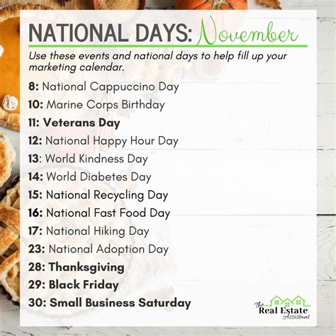 National Days November National Day Calendar National Days