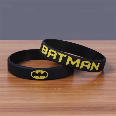 Printed Version Batman Silicone Bracelets High Quality Silicon Bileklik