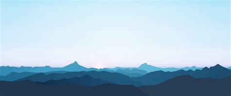 Free Download Minimalist Mountains 3440x1440 Widescreenwallpaper