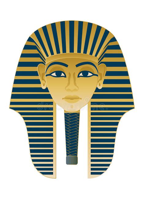 Egyptian Icon Tutankhamun Stock Vector Image Of Design 55462884