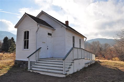 The Old Schoolhouse At Clear Creek History Park Golden Co Flickr