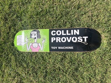 8 Toy Machine Collin Provost Skateboard Deck 666 Mark Of The Beast New