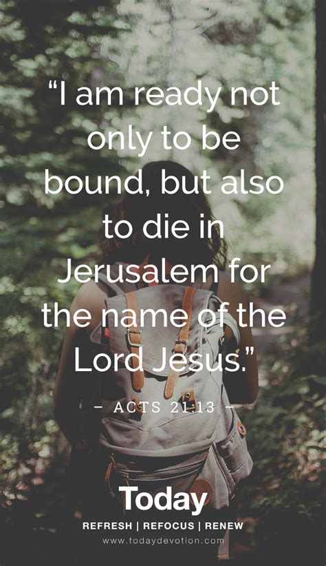 To Die For The Name Of Jesus Scripture Quotes Daily Devotional