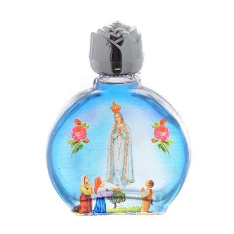 Botella Para Agua Bendita Virgen De Fatima Vidrio Venta Online En Holyart