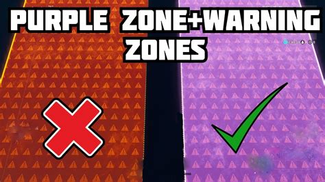 How To Create Purple Zoneswarning Zones In Fortnite Creative