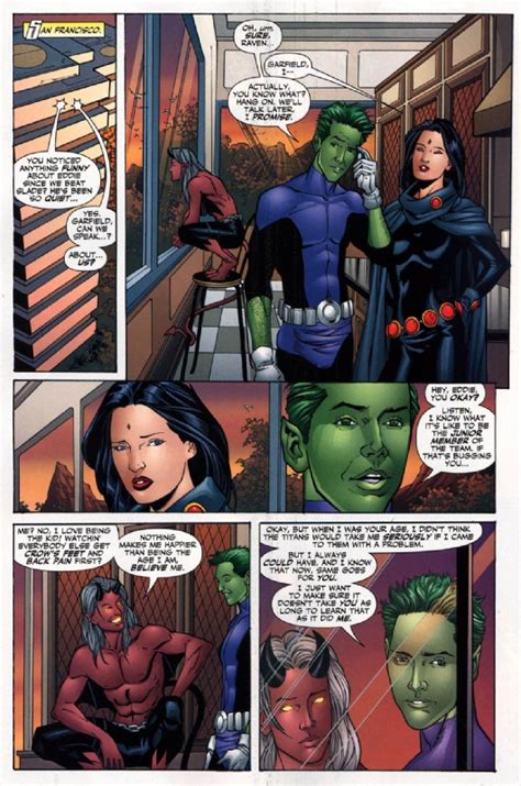 teen titans v3 47 page 12 in jeffrey streeter s published art teen titans v3 comic art