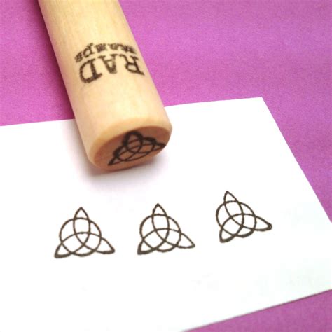 Triquetra Celtic Symbol Trinity Knot Rubber Stamp