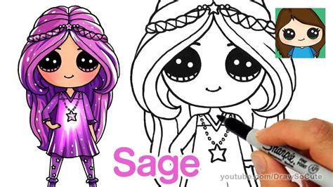 The dog lies and waits to be stroked or colored. How to Draw Sage | Disney Star Darlings | Rysunki