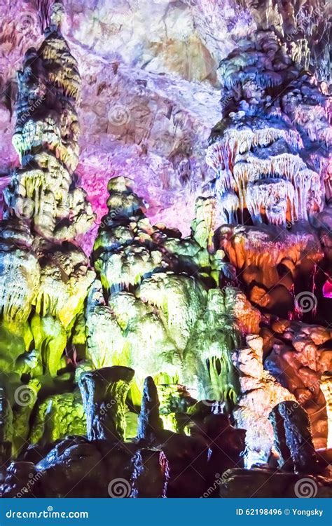 Dripstone Cave Reed Flute Cave Stock Photo Image Of Rock Caves