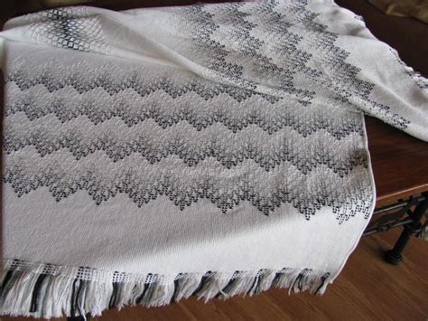50 Waves Of Gray Swedish Weaving Blanket Pattern Etsy Bead Loom