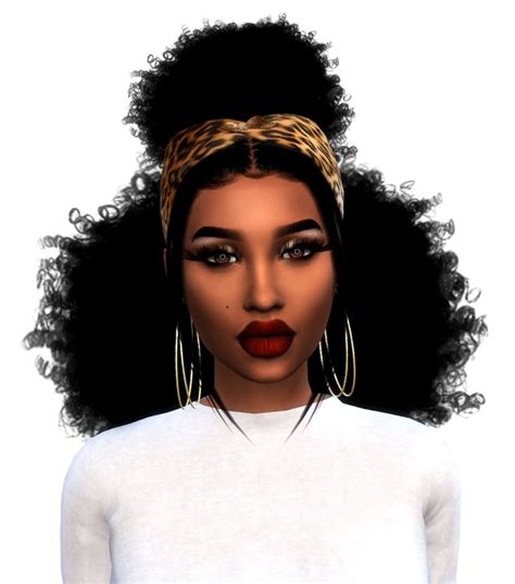 Alicia Hair All Ages In 2020 Sims 4 Black Hair Sims