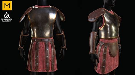 3d Model Medieval Armor Vr Ar Low Poly Cgtrader