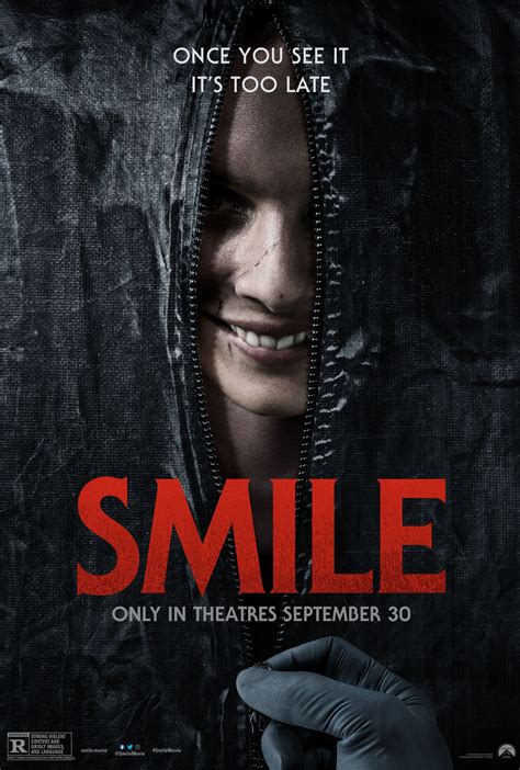 Smile Horror Film Unzips Unsettling New Poster