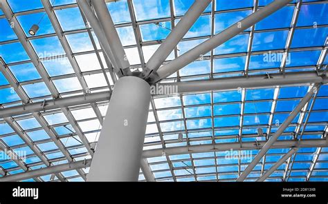 Skylight Window Or Abstract Architectural Background Architectu Stock