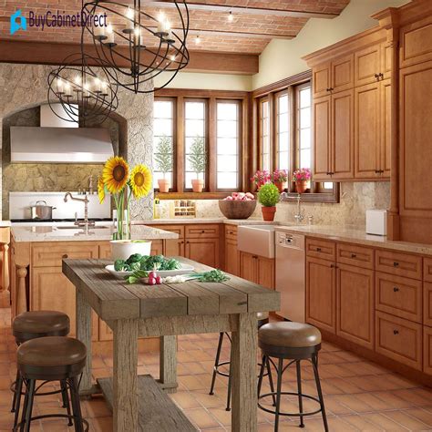 Decor cabinets is a manitoba based manufacturer focused on producing beautiful custom kitchen, bath and specialty cabinets since 1977. All Maple Wood RTA 10X10 Kitchen Cabinets in Maple Spice ...
