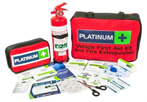 Safety First Aid Truck And Van Vehicle First Aid Kit And Fire Extinguisher